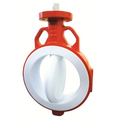 van bướm kiểu wafer bọc teflon