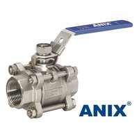 VAN BI 3 THÂN INOX 304 NỐI REN VAN BI 3 THÂN INOX 304 NỐI REN