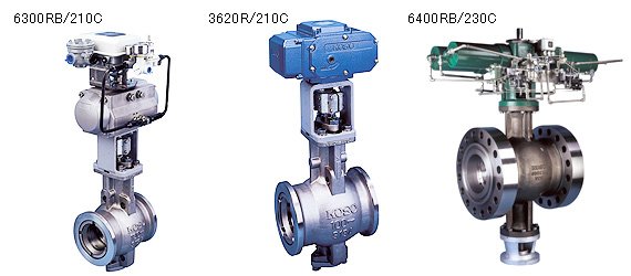 210C koso concentric segment ball valve