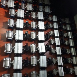 pneumatic screw ball valve
