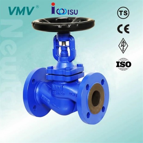 VMV DUCTILE IRON BELLOW SEAL GLOBE VALVE PN25