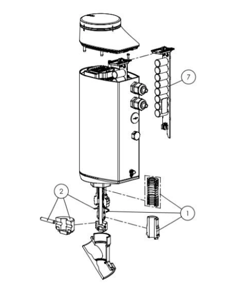 inside Type 3320 - Electromotive 2-2 way angle seat valve - Copy