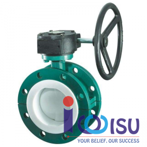 VAN BƯỚM LÓT PTFE ĐẦY MẶT BÍCH