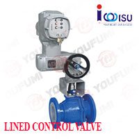 YOUFUMI ELECTRIC LINED O PORT BALL VALVE
