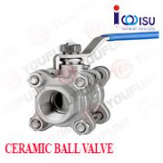 YOUFUMI MANUAL 3 PC CERAMIC BALL VALVE