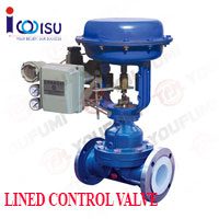 YOUFUMI PFA LINED DIAPHRAGM CONTROL VALVE