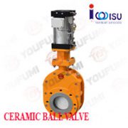YOUFUMI PNEUMATIC CERAMIC DUAL PLATE VALVE