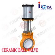 YOUFUMI PNEUMATIC CERAMIC KNIFE GATE VALVE