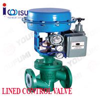 YOUFUMI PNEUMATIC LINED SINGLE SEAT CONTROL VALVE