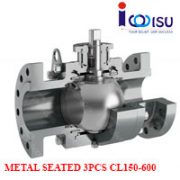 PEKOS VALVE METAL SEATED FULL TRUNNION 3PCS CL150-600