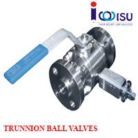 VAN BI TAY GẠT TRUNNION NỐI BÍCH