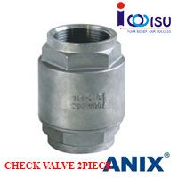 SS316 2 PIECE SPRING LOADED CHECK VALVE ANIX