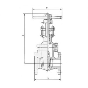 CF8M GATE VALVE Z41H-16P