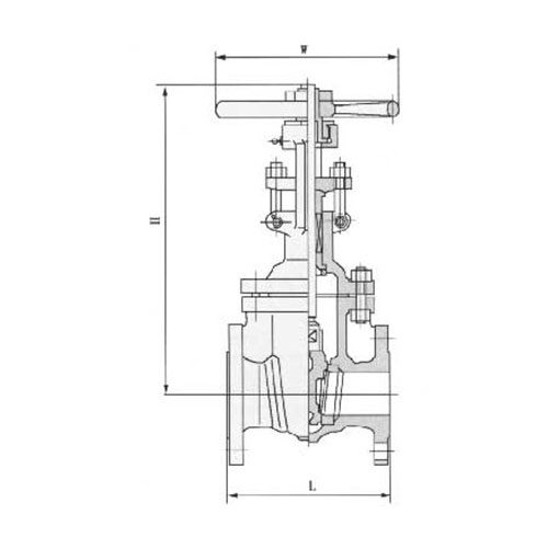 STAINLESS STEEL GATE VALVE Z41H-16P STAINLESS STEEL GATE VALVE Z41H-16P