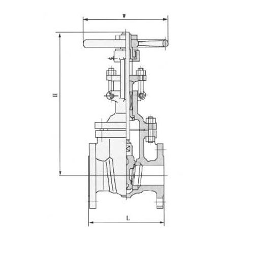 VAN CỔNG TAY QUAY LẮP BÍCH