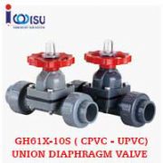 GH61X-10S CPVC UNION DIAPHRAGM VALVE