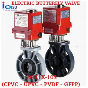 D971X-10S CPVC ELECTRIC BUTTERFLY VALVE