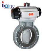 CPVC PNEUMATIC BUTTERFLY VALVE