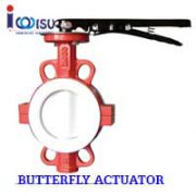 VAN BƯỚM LÓT PTFE TAY GẠT