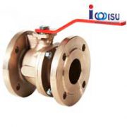 brass flange full bore ball valve