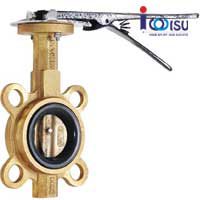 van bướm kiểu wafer hợp kim đồng - aluminium bronze wafer type butterfly valve