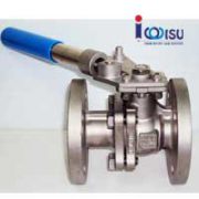 DEAD MAN HANDLE FLANGE BALL VALVE - IWISU