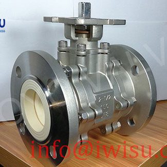 CEBA-CAST BODY FULL LINED CERAMIC BALL VALVE - 4