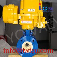 FULL LINED V-PORT CERAMIC BALL VALVES