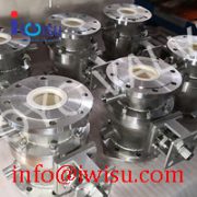 JACKETED CERAMIC BALL VALVE