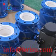 PNEUMATIC TRUNNION MOUNTED CERAMIC BALL VALVES