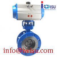 D643H PNEUMATIC METAL SEATED BUTTERFLY VALVE